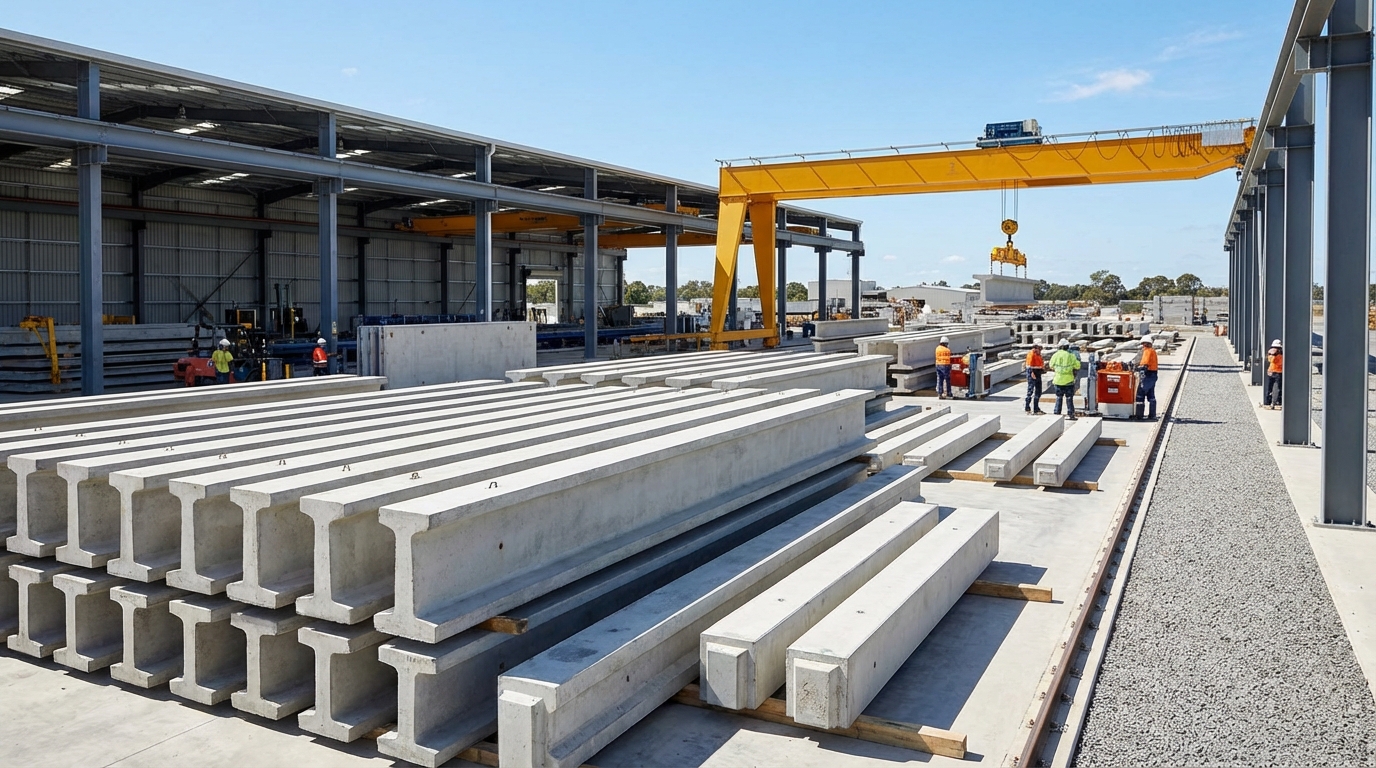 Precast concrete construction